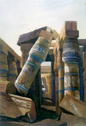 Zaal van zuilen, Karnak