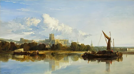 Gezicht op de Kathedraal van Bristol