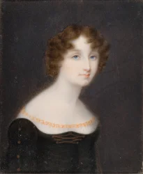 Portret van Georgina Elizabeth, vrouw van de 2e Graaf van Bradford