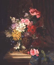 Een Stilleven van Bloemen