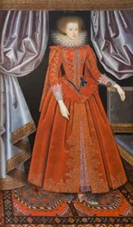 Catherine Knevet, gravin van Suffolk, circa 1615