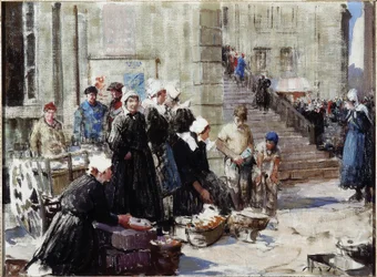 Botermarkt, Concarneau, ca. 1939
