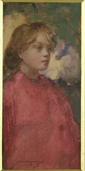 Meisje in rood