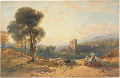 Landschap, Italië, 1872