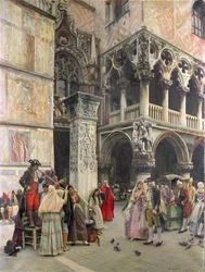 Op de Piazzetta, 18e eeuw, 1859-92