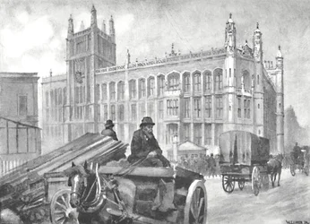 Het archiefkantoor, Fetter Lane, 1891