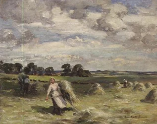 Oogsten Bij Salroun, East Lothian
