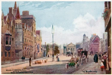 Broad St, Oxford, en Balliol College