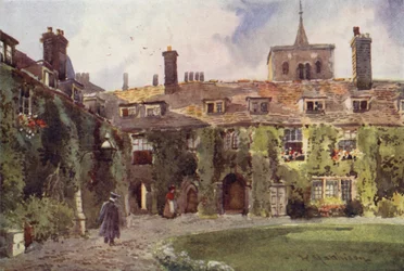 De oude binnenplaats, Corpus Christi College