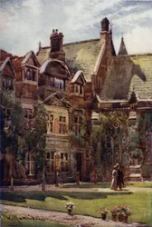 De oude binnenplaats, Pembroke College
