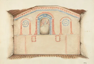 Muurschildering Reredos, 1939