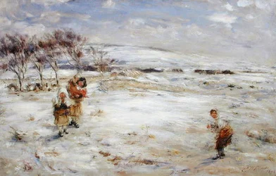 Sneeuw in april