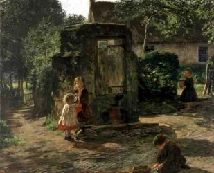 De oude pompbron, ca. 1862-63