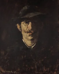Portret van Hugo von Habermann