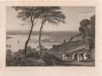 Plymouth Dock, vanaf Mount Edgecumbe