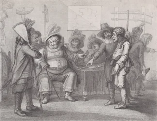 Falstaff bij Justice Shallow