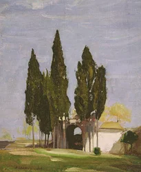 Cipressen, Palatijnse heuvel, Rome