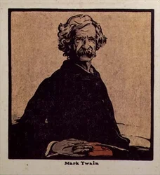 Mark Twain, Illustratie uit 