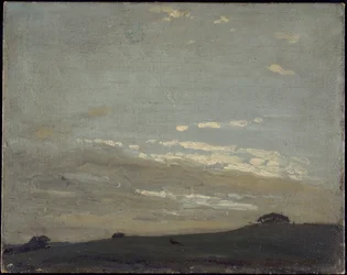 De zilveren zonsondergang