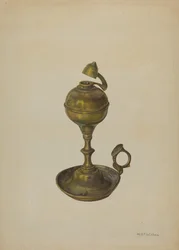 Koperen Lamp