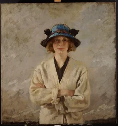 Meisje met een blauwe hoed, 1912