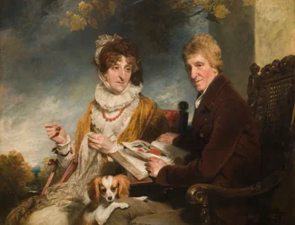 Portret van een man en vrouw