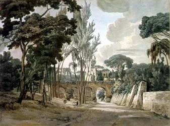 Oude aquaducten bij de Capodichino, Napels, 1780-1782