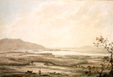 Killarney vanaf de heuvels boven Muckross