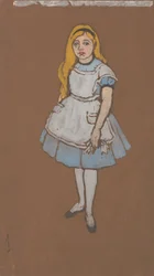 Alice (kostuumontwerp voor Alice-in-Wonderland, 1915)