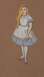 Alice kostuumontwerp voor Alice in Wonderland
