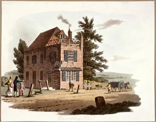 Brompton Road, Kensington, Londen, c. 1810