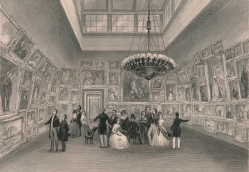 Tentoonstelling van de Koninklijke Academie. - Privébezichtiging