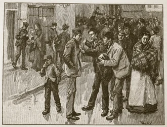 De Staking van Preston, illustratie uit 