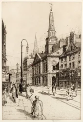 Het oude stadhuis, Dundee, ca. 1930