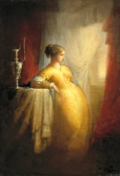 Bij het Raam, ca. 1870
