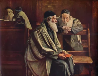 Joodse synagoge, Spitalfields, 1935