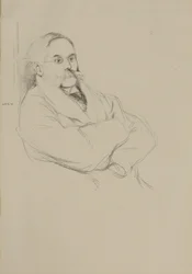 Portret van Moritz Rothenstein