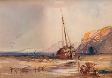 Strandscène, c1840