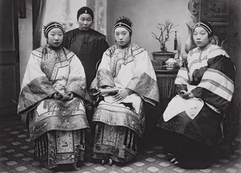 Chinese Vrouwen, ca. 1880