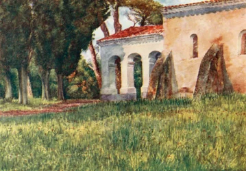 S Cassien, bij Cannes (kleurenlitho)