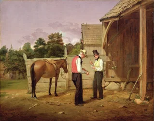 Onderhandelen over een paard, 1835