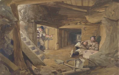 Mijn in de Bastion du Mat, Sebastopol, Krim