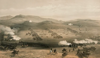 De Charge van de Lichte Brigade bij de Slag van Balaclava, 25 oktober 1854, 19e eeuw