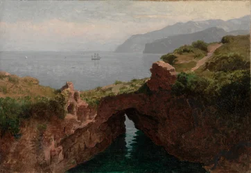Natuurlijke boog, Capri, 1856