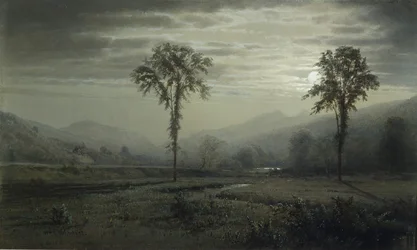 Maanlicht op Mount Lafayette, New Hampshire, 1873