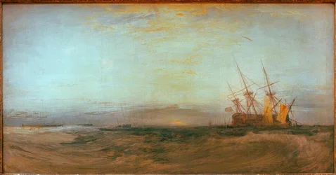 Een gestrand schip