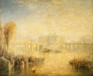 Uitzicht op de Pont Neuf in Parijs