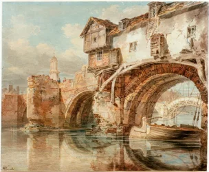 De Old Welsh Bridge in Shrewsbury
