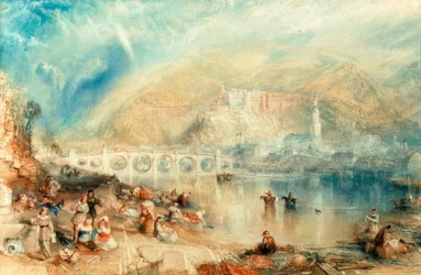 Heidelberg met een Regenboog
