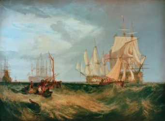 Spithead: Bootbemanning herstelt een anker